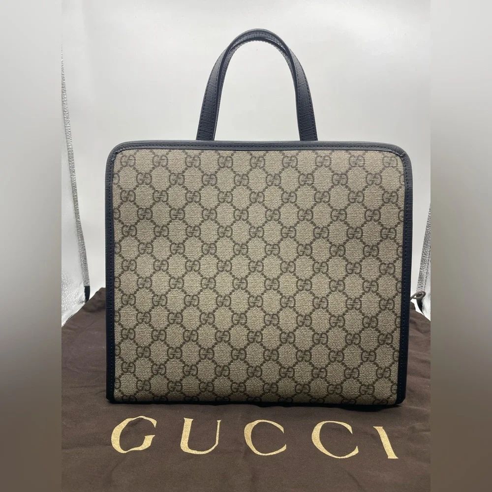 Gucci PVC HandBag with the iconic green cat design